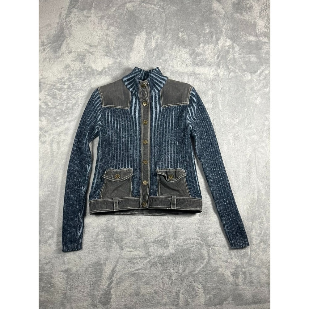 Ghotic Bondage Knit LGB If Six Was Nine Style Diesel Vibe Korean Y2K Sweater M